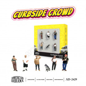 SET DE FIGURINE : 6 PERSONNAGES "CURBSIDE CROWD"