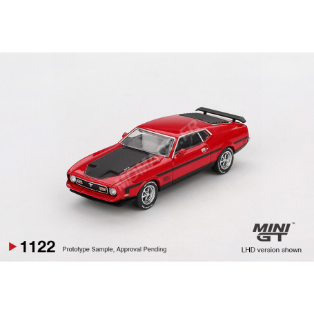 FORD MUSTANG MACH 1 1971 ROUGE "RACE RED" (LHD) (EPUISE)