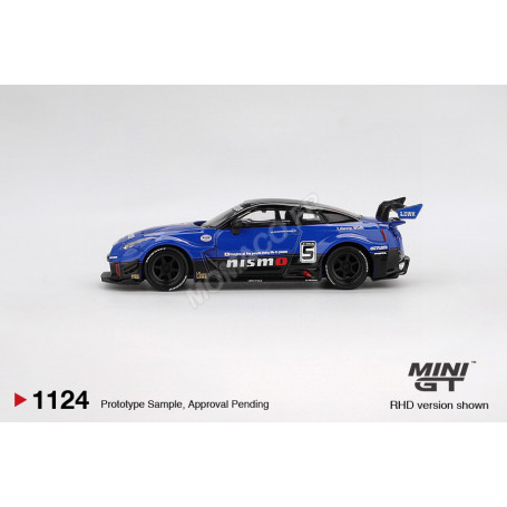 NISSAN GTR R35 LB-SILHOUETTE WORKS GT 2025 BLEU (BLISTER EDITION) (LHD) (EPUISE)
