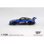 NISSAN GTR R35 LB-SILHOUETTE WORKS GT 2025 BLEU (BLISTER EDITION) (LHD)