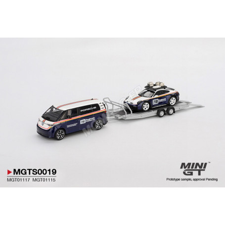 SET 2 VEHICULES : PORSCHE 911 DAKAR 718 + VOLKSWAGEN ID. BUZZ PORSCHE CENTRUM GELDERLAND ROUGHROADS 2025