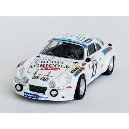 RENAULT ALPINE A110 27 ANDRE VERCHERE/MICHEL GRASSET RALLYE NEIGE ET GLACE 1976