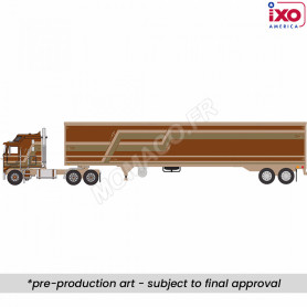 KENWORTH K100 AERODYNE 1976 AVEC REMORQUE