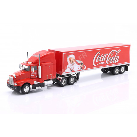 KENWORTH T600 SEMI-TRAILER TRUCK COCA-COLA 1986 ROUGE