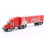 KENWORTH T600 SEMI-TRAILER TRUCK COCA-COLA 1986 ROUGE