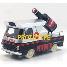 VEHICULE PUBLICITAIRE TDF 1977 "PELFORTH" ARGENT/NOIR