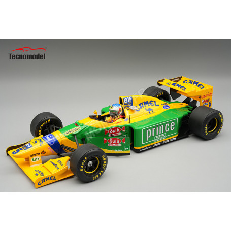 BENETTON B193A 5 MICHAEL SCHUMACHER GRAND PRIX DE HONGRIE 1993 AVEC FIGURINE