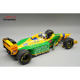 BENETTON B193A 6 RICCARDO PATRESE GRAND PRIX D'ANGLETERRE 1993 AVEC PNEUS PLUIES AVEC FIGURINE