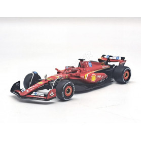 FERRARI F1 SF-24 TEAM SCUDERIA FERRARI 16 CHARLES LECLERC GRAND PRIX D'ITALIE MONZA 2024 1ER (BOITAGE SOUPLE)