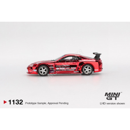 TOYOTA SUPRA (A80) TOP SECRET GT-300 2014 ROUGE CHROME (BLISTER EDITION) (LHD) (EPUISE)
