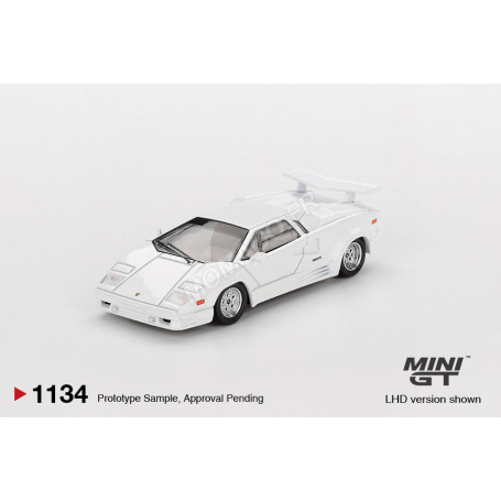 LAMBORGHINI COUNTACH 25EME ANNIVERSAIRE 1989 BLANC (LHD) (EPUISE)