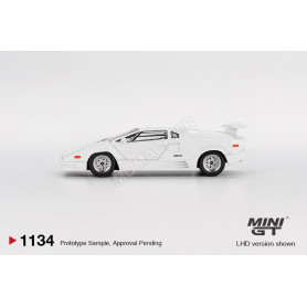 LAMBORGHINI COUNTACH 25EME ANNIVERSAIRE 1989 BLANC (BLISTER EDITION) (LHD) (EPUISE)