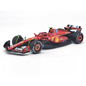 FERRARI F1 SF-24 TEAM SCUDERIA FERRARI 55 CARLOS SAINZ GRAND PRIX D'ITALIE MONZA 2024 4EME (BOITAGE SOUPLE) (EPUISE)