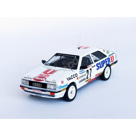AUDI QUATTRO COUPE 27 MAURICE CHOMAT/MICHEL ROISSARD RALLYE MONTE-CARLO 1987