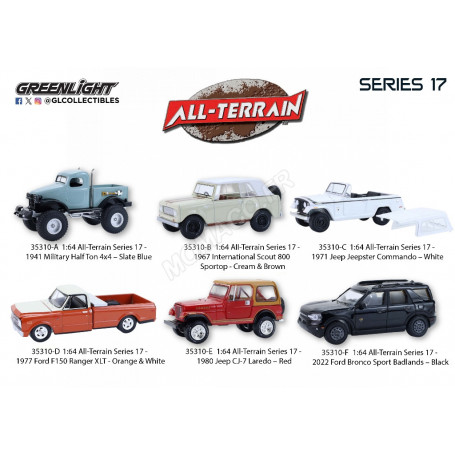 COFFRET DE 6 PIECES : ALL TERRAIN COLLECTION - SERIES 17