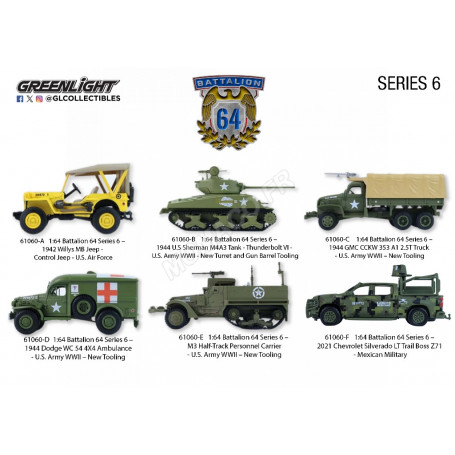 COFFRET DE 6 PIECES : BATAILLON 64 - SERIES 6