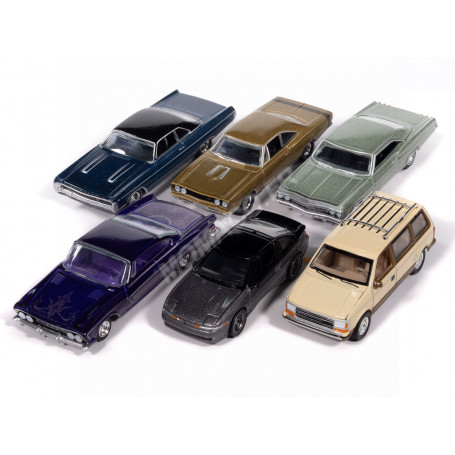 COFFRET DE 6 PIECES "AUTOWORLD PREMIUM ASSORTMENT" : 2025 - SERIE N°2 - VERSION B