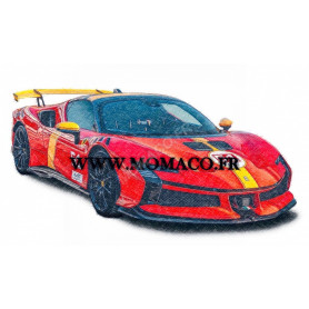 FERRARI SF90 XX STRADALE "51 - 24h DU MANS" 2024 AVEC VITRINE