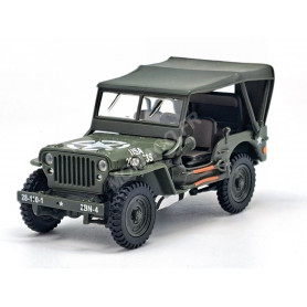 JEEP FERMEE MILITARY US VERT