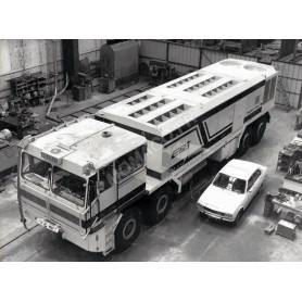 CREUSOT-LOIRE CAMION DYNAMOMETRIQUE "ETAS - CREUSOT-LOIRE" POUR TEST DE VEHICULE MILITAIRE 1970