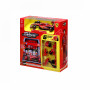 SET PIT STOP : FIGURINES MECANICIENS AVEC STAND ET ACCESSOIRES FERRARI SAINZ