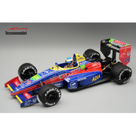 LOLA LAROUSSE LC88 29 YANNICK DALMAS GRAND PRIX DES ETATS UNIS 1988 AVEC FIGURINE