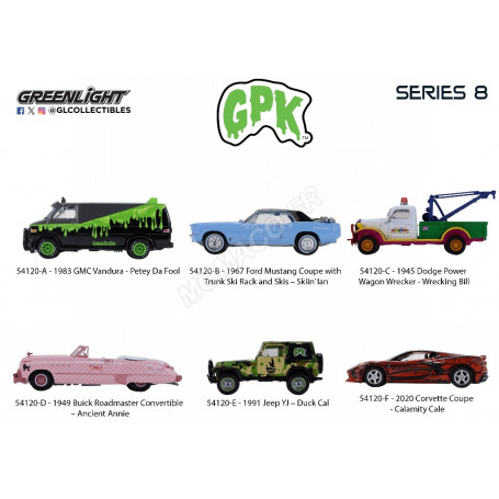 COFFRET DE 6 PIECES : GARBAGE PAIL KIDS - SERIES 8 (EPUISE)