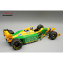 BENETTON B193A 5 MICHAEL SCHUMACHER GRAND PRIX D'ANGLETERRE 1993 AVEC PNEUS PLUIES