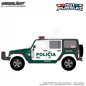 JEEP WRANGLER UNLIMITED RUBICON 2019 "MEXICO CITY POLICE"
