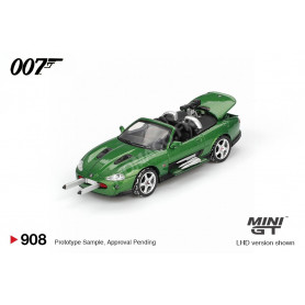 JAGUAR XKR VERT "JAMES BOND - MEURS UN AUTRE JOUR (2002)" (BLISTER EDITION ALLEMANDE) (EPUISE)