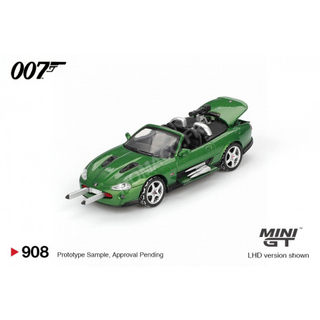 JAGUAR XKR VERT "JAMES BOND - MEURS UN AUTRE JOUR (2002)" (BLISTER EDITION ALLEMANDE)