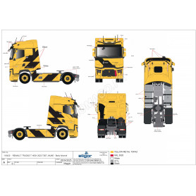 RENAULT TRACTEUR T HIGH TS07 2023 JAUNE