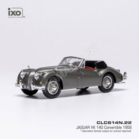 JAGUAR XK140 CABRIOLET 1956 GRIS FONCE