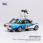 FIAT 131 ABARTH 10 RÖHRL/GEISTDÖRFER RALLYE MONTE-CARLO 1980 1 ER AVEC 2 FIGURINES