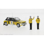 RENAULT 5 TURBO 9 RAGNOTTI/ANDRE RALLYE MONTE-CARLO 1980 AVEC 2 FIGURINES