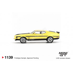 FORD MUSTANG MACH 1 1971 JAUNE "GRABBER YELLOW" (BLISTER EDITION) (LHD)