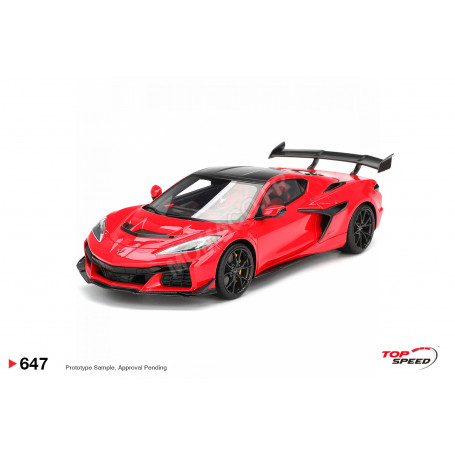 CHEVROLET CORVETTE ZR1 2025 ROUGE "TORCH RED"