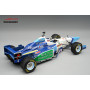 BENETTON B196 AVEC PNEUS PLUIE 4 GHERARD BERGER GRAND PRIX D'ESPAGNE 1996 AVEC FIGURINE