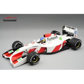 FOOTWORK FA13 9 MICHELE ALBORETO GRAND PRIX DE MONACO 1992 AVEC FIGURINE