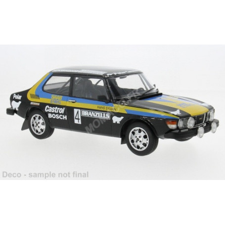 SAAB 99 EMS 4 S. BLOMQVIST / H. SYLVAN RALLYE DE SUEDE 1977