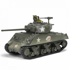 SHERMAN M4A3 (76) CHAR MOYEN AMERICAIN "U.S.ARMY - THUNDERBOLT IV - 37EME TANK BN. - 4E DIV. B." BASTOGNE 1944