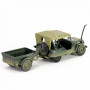 JEEP WILLYS MB "U.S.ARMY" AVEC REMORQUE