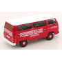 VOLKSWAGEN BUS T2B "PORSCHE RENNDIENST" 1972 ROUGE/BLANC