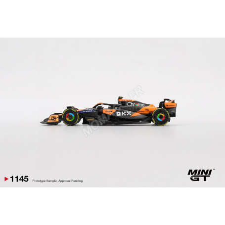 MCLAREN MCL38 4 LANDO NORRIS GRAND PRIX DE HONGRIE 2024 1ER (BLISTER EDITION)