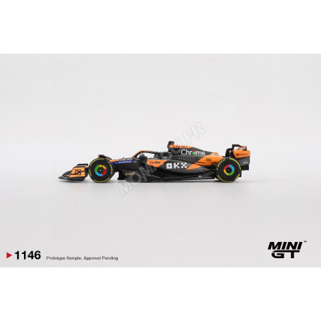MCLAREN MCL38 81 OSCAR PIASTRI GRAND PRIX DE HONGRIE 2024 (BLISTER EDITION)