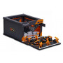 SET PIT STOP : FIGURINES MECANICIENS AVEC STAND ET ACCESSOIRES MC LAREN F1 MCL38 PIASTRI