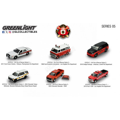 COFFRET DE 6 PIECES : FIRE & RESCUE - SERIES 5