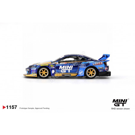 NISSAN SILVIA S15 LB-SUPER SILHOUETTE 555 "TEAM MINIGT ET LW FORMULA DRIFT" (BLISTER EDITION) (RHD)
