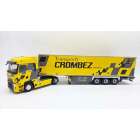 RENAULT T HIGH 2023 REMORQUE LAMBERET JAUNE SPORT "CROMBEZ"