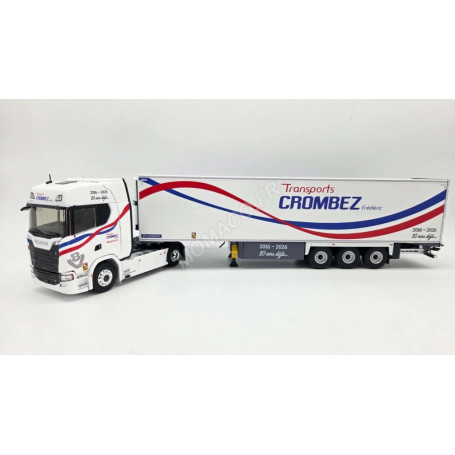 SCANIA S500 V8 REMORQUE LAMBERET "TRANSPORTS CROMBEZ"
